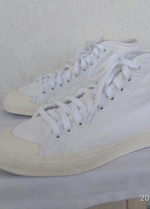 Текстильное кеды pink adidas nizza р.42.5-43