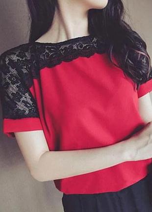 Блуза ажурная