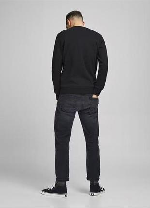 Свитшот jack and jones basic black3 фото