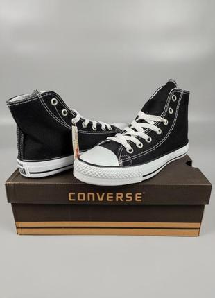 Converse all star hi black