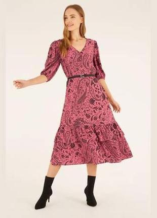 Віскозна міді сукня f&f 12 розмір