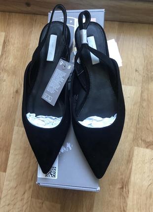 Туфли слингбеки h&m premium selection p.375 фото
