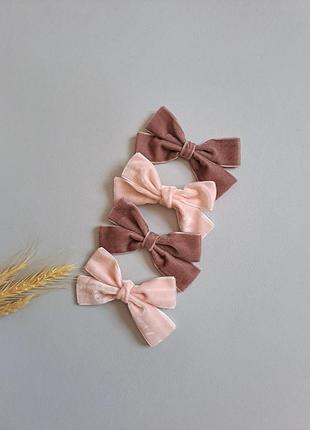 Бархатные бантики