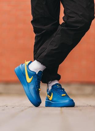 Nike air force 1 low ambush blue, кроссовки найк форс мужские синие, мужское кроссовки найк7 фото