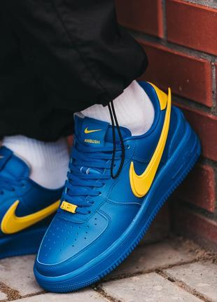 Nike air force 1 low ambush blue, кроссовки найк форс мужские синие, мужское кроссовки найк9 фото