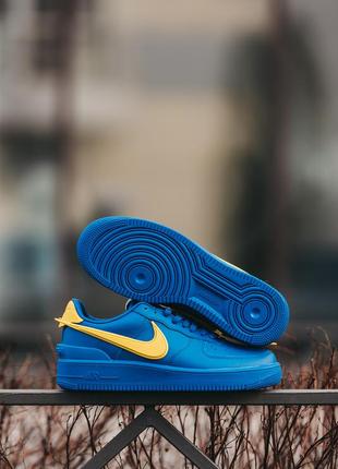 Nike air force 1 low ambush blue, кросовки найк форс чоловічі сині, мужские кроссовки найк3 фото