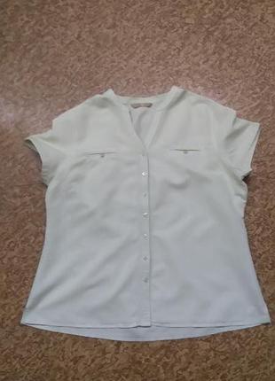 Льон і бавовна! якісна фірмова блуза сорочка tu р. 184 фото