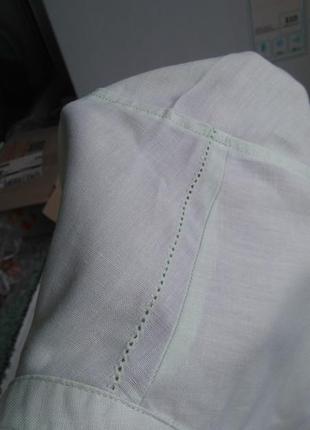 Льон і бавовна! якісна фірмова блуза сорочка tu р. 186 фото