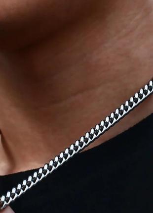 Цепочка срібна з нержавіющої сталі