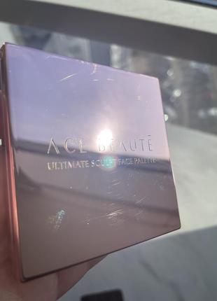 Палетка для контурінгу обличчя ace beauté ultimate sculpt face palette (limited edition)4 фото
