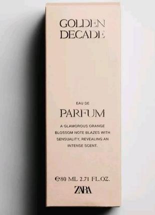 Zara golden decade парфюм напоминает ysl libre intense.