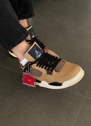 Кросівки nike air jordan 4 fossil6 фото