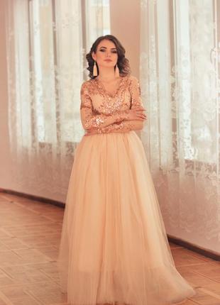 ❤️👗пышное вечернее выпускное свадебное👰 платье-трансформер 2в1🔥 свадебное платье✨4 фото