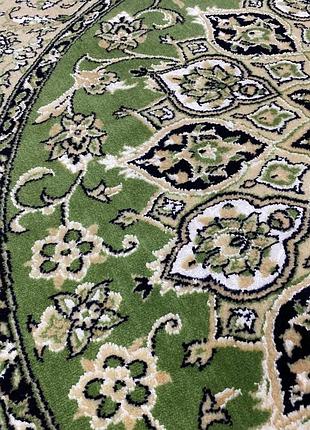 Круглый ковер фаравахар летний сад 148х148 см шерсть и шелк ручная работа