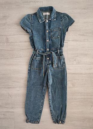 Джинсовый комбинезон zara