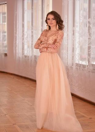 ❤️👗пышное вечернее выпускное свадебное👰 платье-трансформер 2в1🔥 свадебное платье✨9 фото