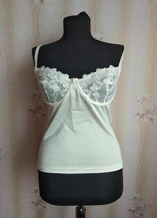 Комбинация-бюстье короткая timor, айвори, р.48, чашка 85с