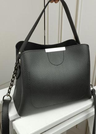 Супер зручна, стильна та красива сумочка на три відділення ♥️1 фото