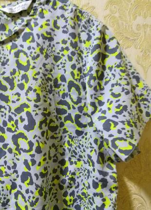 Футболка-блузка в леопардовый принт3 фото