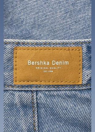 Шорти джинсові з високою посадкою bershka denim jeans5 фото