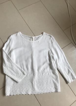 Блуза батистовая нежная стильная модная esprit размер 36-38