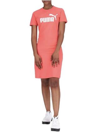 Облегающее платье-футболка essentials puma4 фото