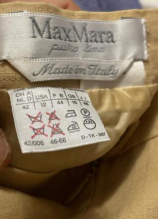 Юбка итальялия льняная max mara4 фото