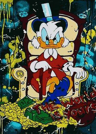 Картина по номерах "скрудж макдак", 40*50