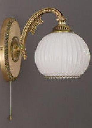 Бра reccagni angelo a 8700/1 art bronze,wood, white lacquered