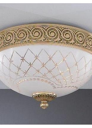Потолочный светильник reccagni angelo pl 7102/2 oro fr./ bianco impero
