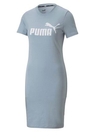 Облегающее платье-футболка essentials puma