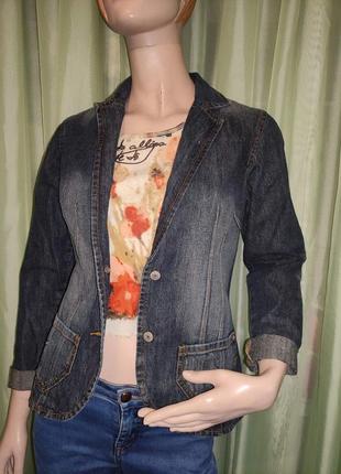 Піджак , жакет жіночий джинсовий " denim co "1 фото
