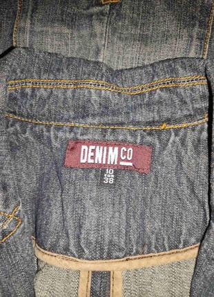 Пиджак, жакет женский джинсовый " denim co "3 фото