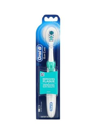Orsl b gum care, battery power toothbrush, soft bristles, 1 toothbrush электрическая зубная щетка на батарейках