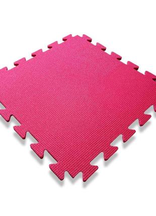 Дитячий килимок-пазл 480×480×10 мм червоний
