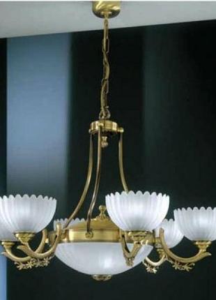 Люстра reccagni angelo l 3035/6+2 бронза/білий