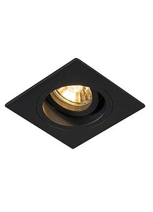 Врезной светильник zuma line 92704 chuck dl square black