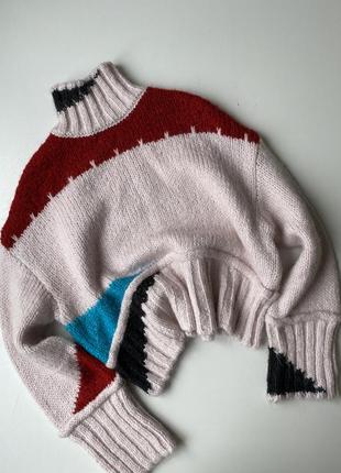 Стильный цветной свитер zara2 фото