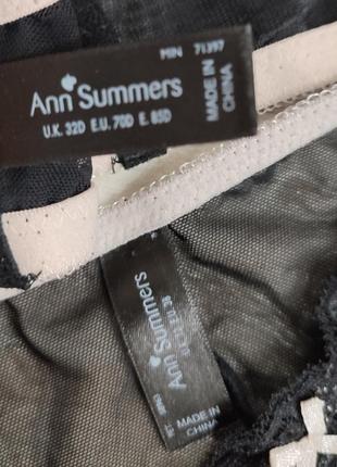 Ажурный комплект белья кружевый набор мерцательный ann summers 32d 70d m 10 388 фото