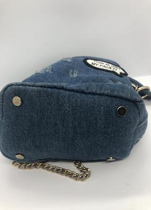 Джинсова сумочка zara 3