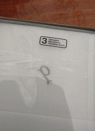 Носовые платки guasch, хлопок. испания.