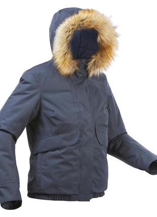 Куртка женская зимняя sh100 x-warm -8°c водонепроницаемая.