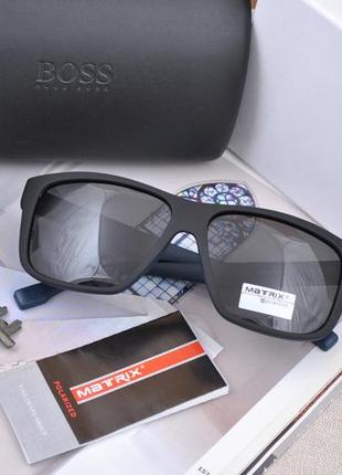 Фірмові сонцезахисні матові окуляри matrix polarized mt8504 оправа мат5 фото