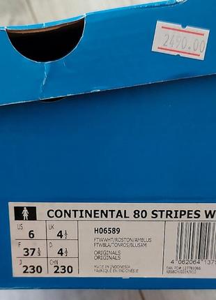 Кроссовки кроссовки adidas continental 80 stripes w h065896 фото