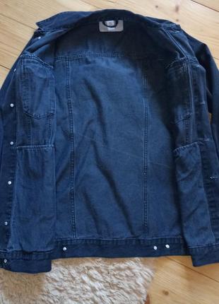 Куртка джинсова жіноча подовжена h&m5 фото