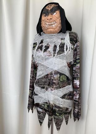 Зомбі мумія — чудовий костюм карнавальний, з маскою3 фото