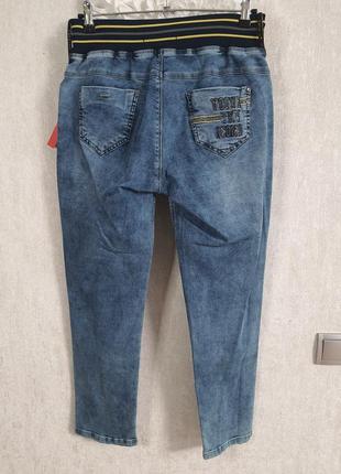 Джинси takavar туреччина джинсы спорт шик на резинке2 фото