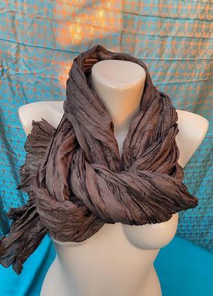 Палантин шелковый , жатый бренд:fraas