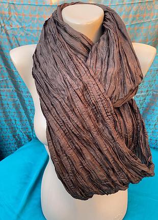 Палантин шелковый , жатый бренд:fraas