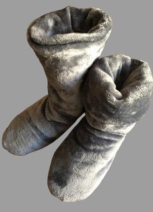 Теплі стильні чобітки для дому. розмір 40-41